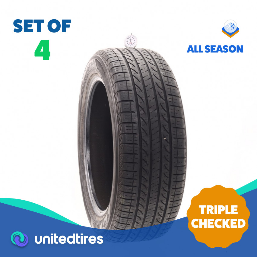 Set of (4) Used 235/55R19 Yokohama Avid GT S35 101V – 6-7.5/32