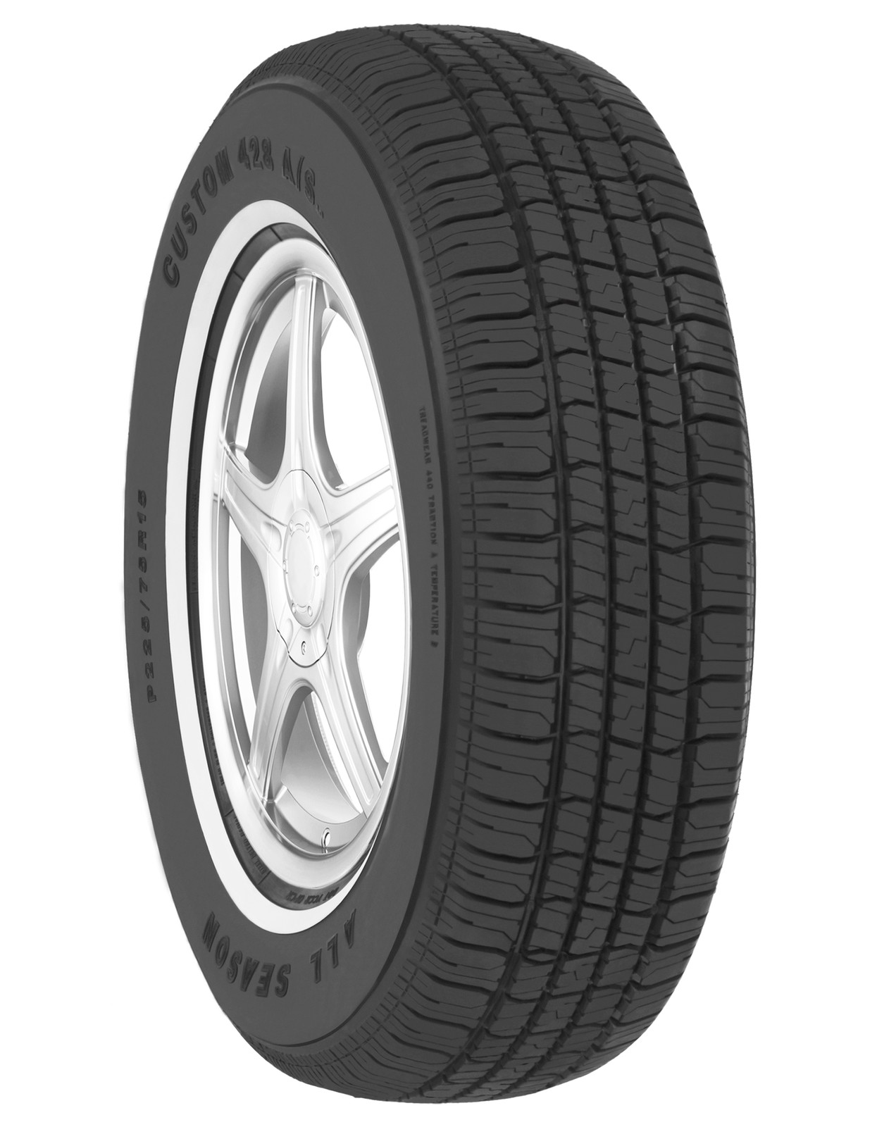 Multi Mile Custom 428 A/S CUS29 P205/70R15 95S SL BLK 440AB (Single)