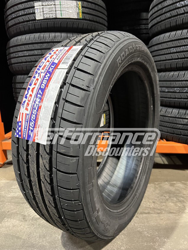 4 New American Roadstar Sport A/S Tires 215/55R17 98W SL BSW 215 55 17 2155517