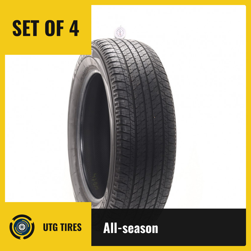 Set of (4) Used 245/60R20 Yokohama Geolandar G96B 107H – 6.5-8.5/32 (NT38)