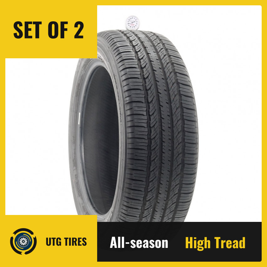 Set of (2) Used 225/55R19 Toyo A36 99V – 9.5/32