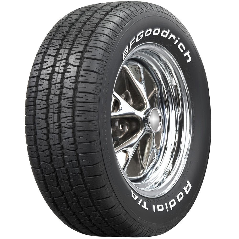 BF Goodrich 5557782 Radial T/A Tire, White Letter, 215/60R14