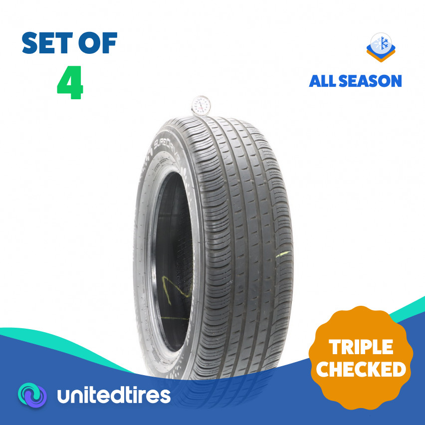 Set of (4) Used 215/65R17 SureDrive Touring A/S TA71 99T – 6-6.5/32
