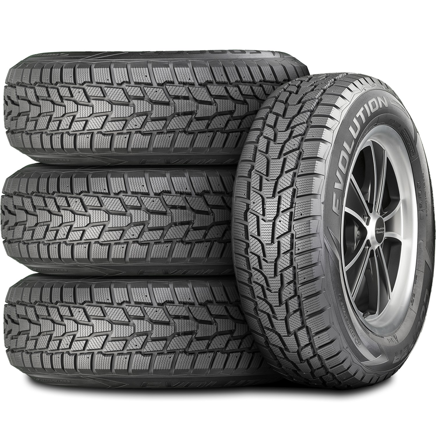 4 Tires Cooper Evolution Winter 225/60R17 99T Snow