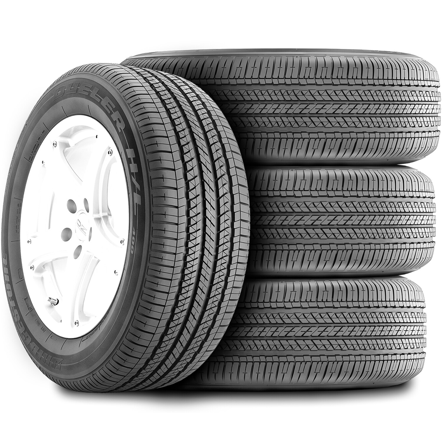 4 Tires Bridgestone Dueler H/L 400 235/55R19 101V A/S All Season