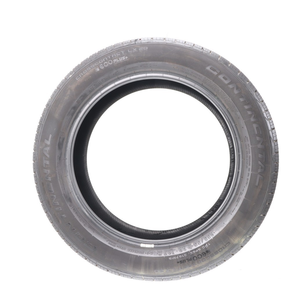 Set of (4) Used 255/55R20 Continental CrossContact LX20 107H – 9.5-11/32 (KCB6)