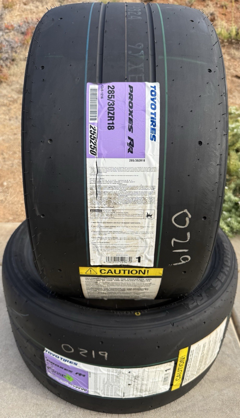 TWO BRAND NEW 285/30ZR18 93Y Toyo Proxes RR Track & Competition Tires 2853018