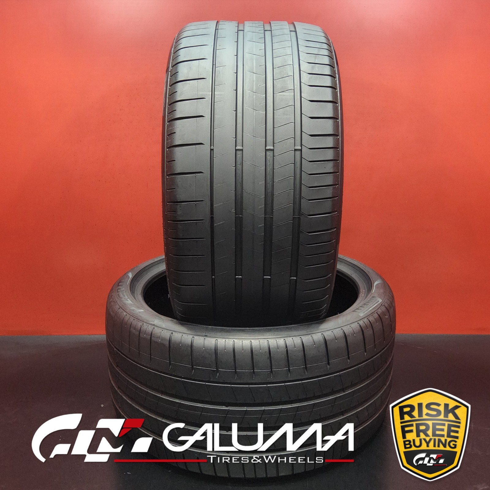 Set of 2 Tires Pirelli P Zero PZ4 XL 315/30ZR21 315/30/21 3153021 Porsche #89601