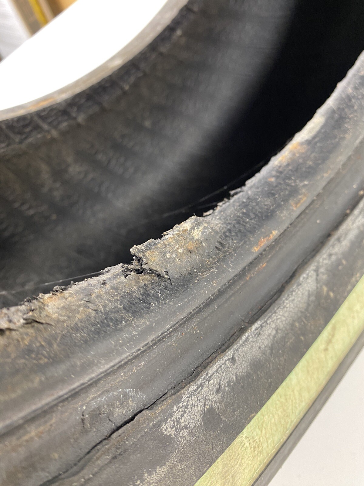Vtg SafeMark Mud Snow Tire 4 Ply H-78-15 Display Only Mud Grip JEEP CJ Wagoneer