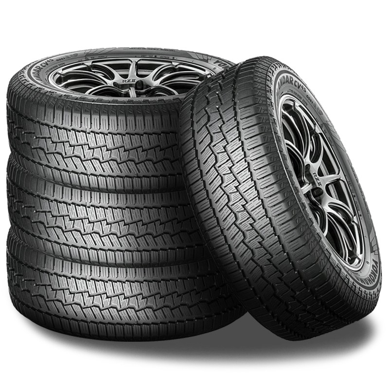 4 Yokohama Geolandar CV 4S 245/50R20 105V XL All Weather 60K Mileage Snow Rated
