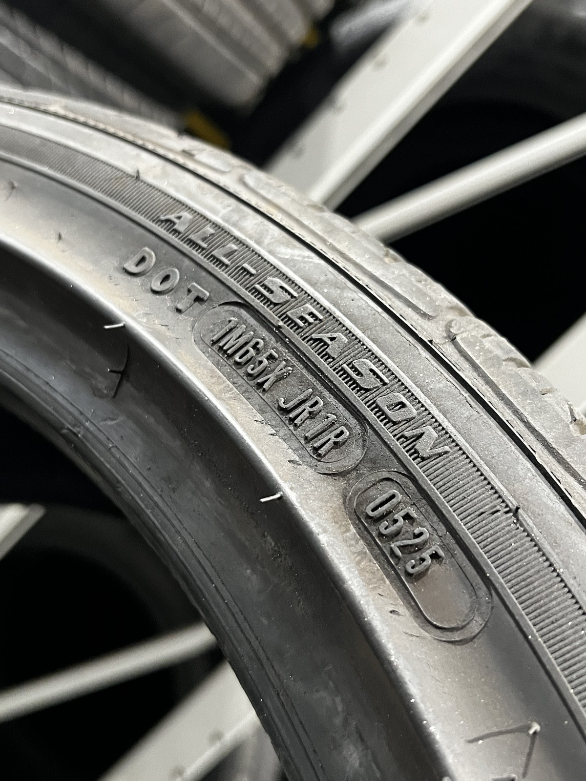 1 Goodyear Eagle F1 Asymmetric Run Flat TPC 245/40R20 95V DOT.0525 9/32 NO Patch