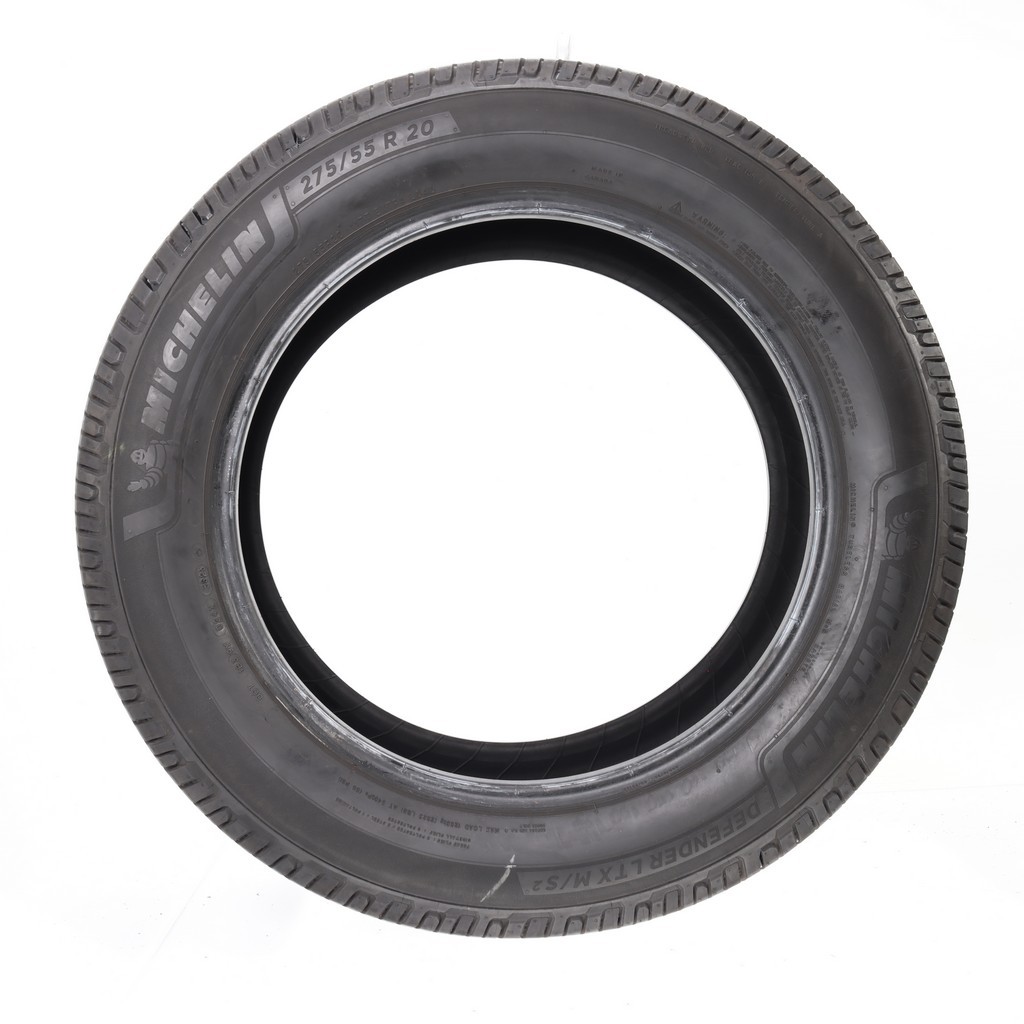 Set of (4) Used 275/55R20 Michelin Defender LTX M/S 2 117T – 9.5-11/32