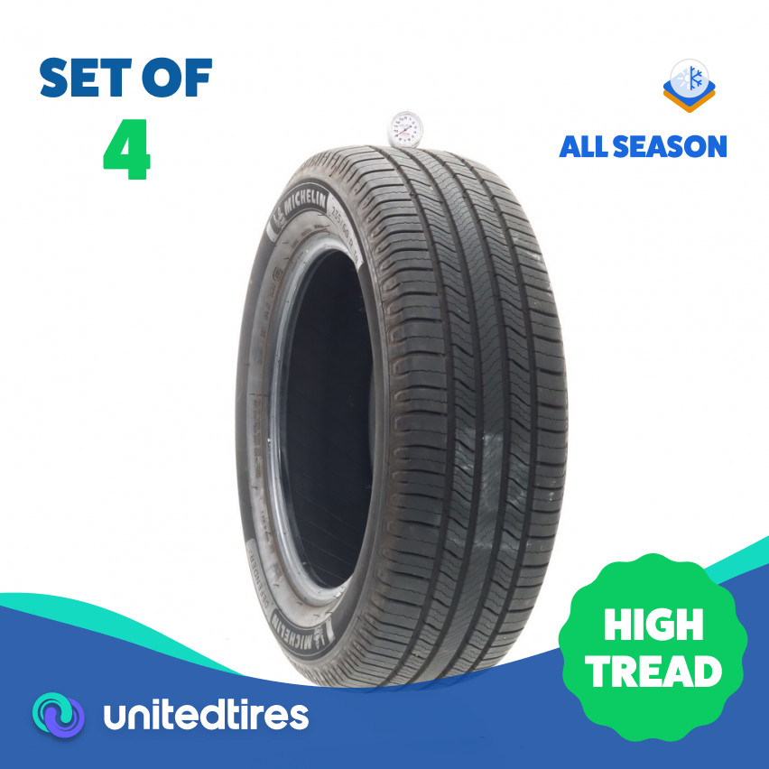 Set of (4) Used 235/60R18 Michelin Defender 2 107H – 9-10/32