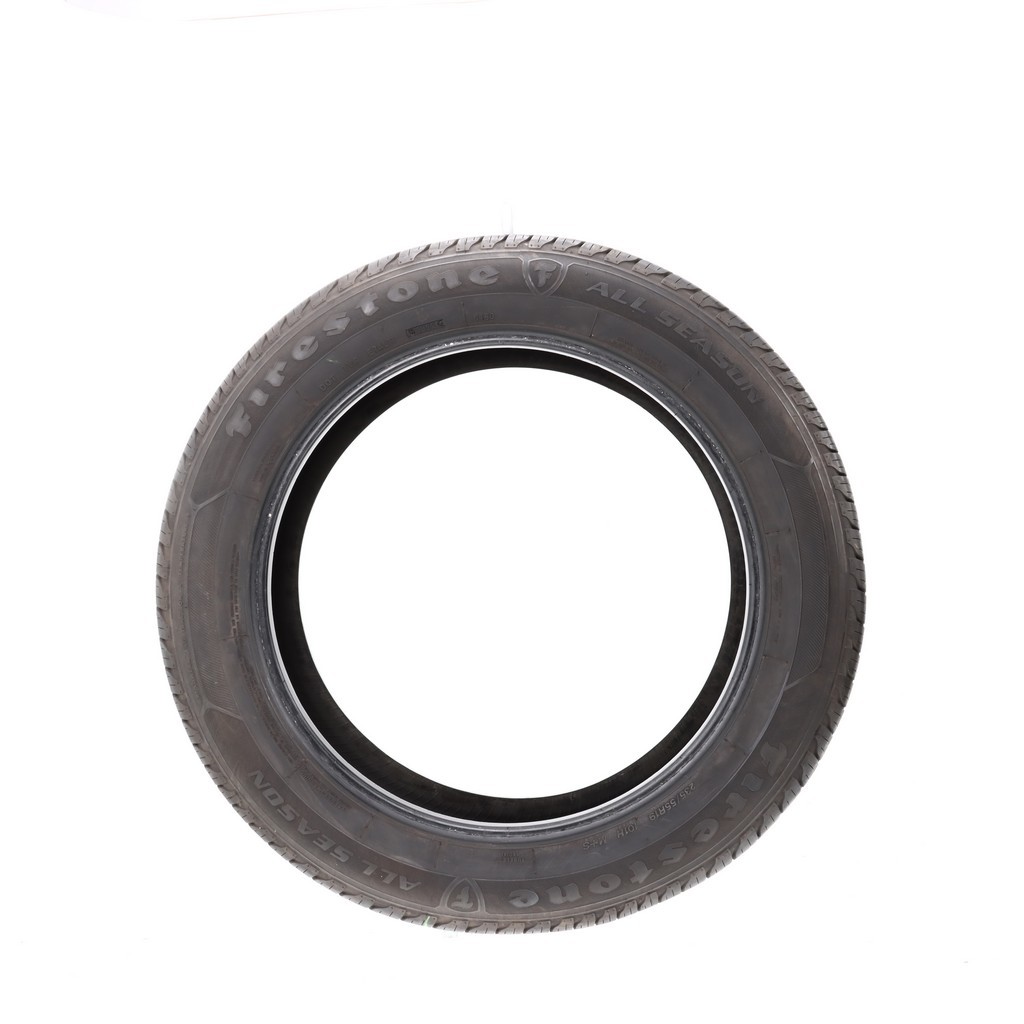 Set of (4) Used 235/55R19 Firestone All Season (Firestone) 101H – 7-8.5/32
