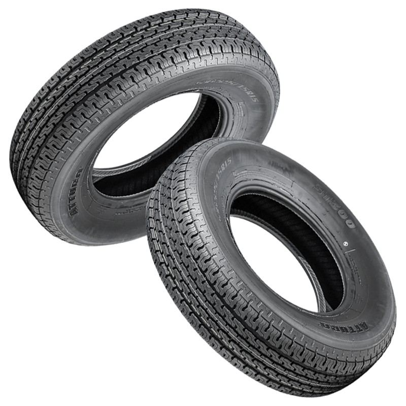 2 Atturo ST300 ST205/75R14 105M Bike/Boat/Camping Trailer Hauler Tires 8 PLY