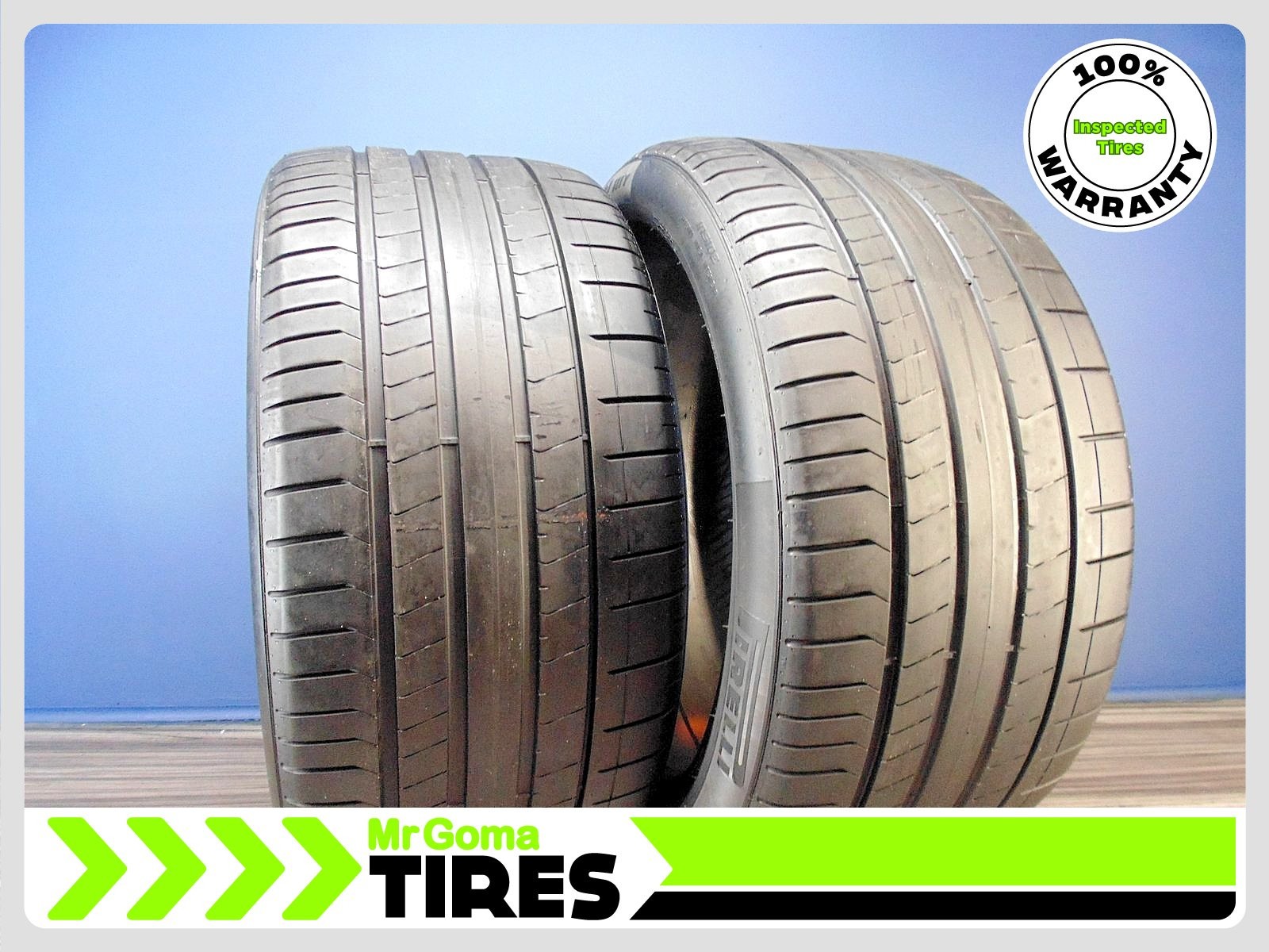 2 PIRELLI P ZERO PZ4 MO 315/40R21 USED TIRES 6.8/32 TREAD MERCEDES PZERO 3154021