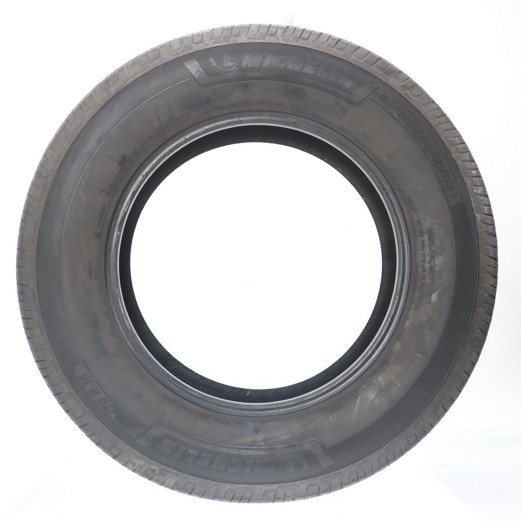 Set of (4) Used 255/70R18 Michelin Defender LTX M/S 2 116T – 10-10.5/32