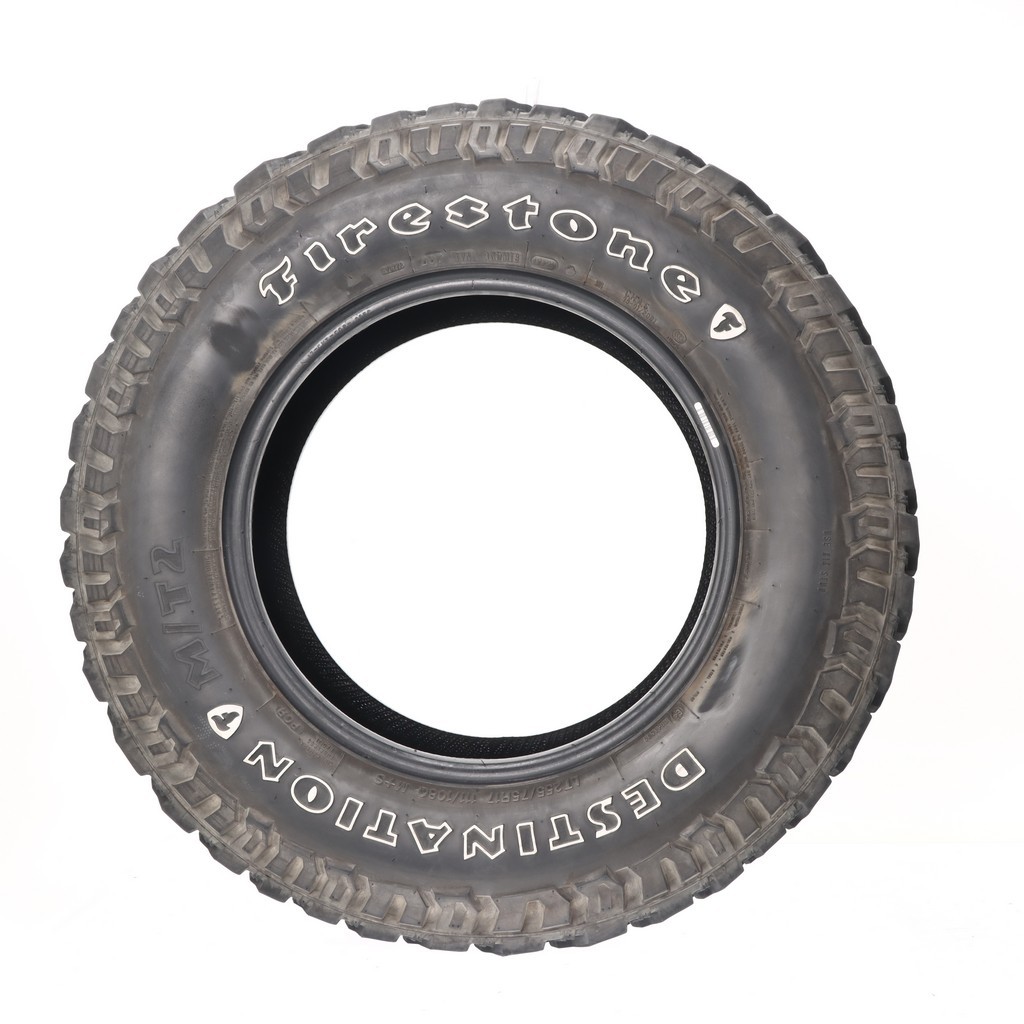 Set of (4) Used LT 255/75R17 Firestone Destination M/T2 – 9.5-11/32 (1ACHY)