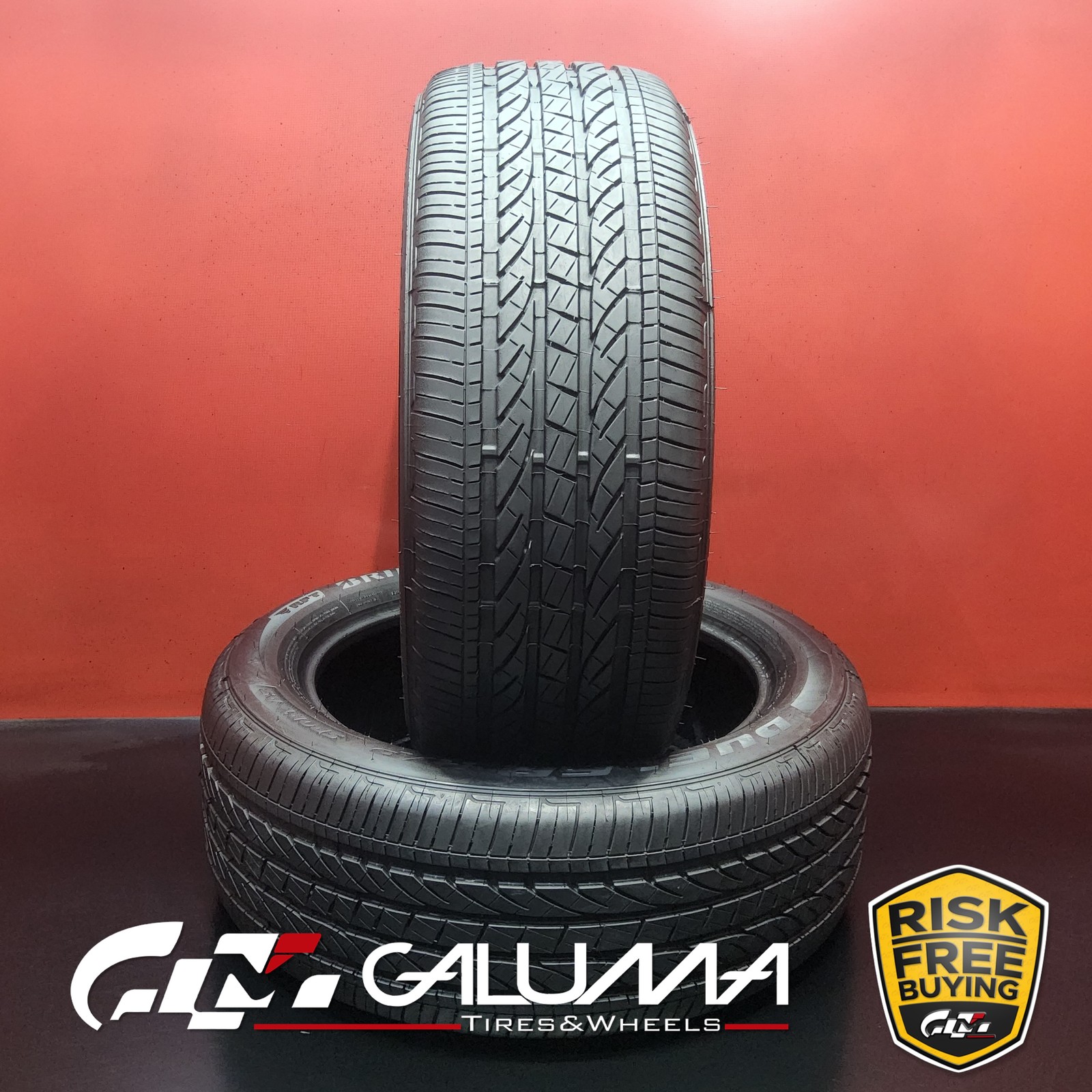 2X Tires Bridgestone Dueler H/P Sport AS RFT RunFlat ★ XL 245/50R19 105H #96162