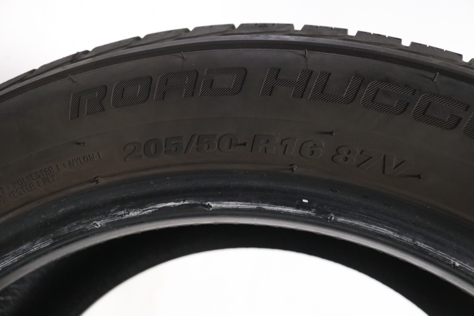 Set of 4 Used 205/50R16 Road Hugger GTP AS/02 – 87V – 9-10/32