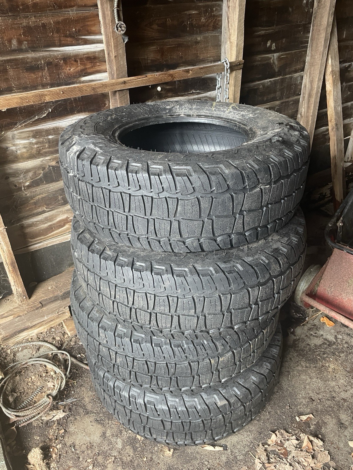 Set of 4 Uniroyal Laredo A/T Tires (265/70R16) – Local Pickup Only