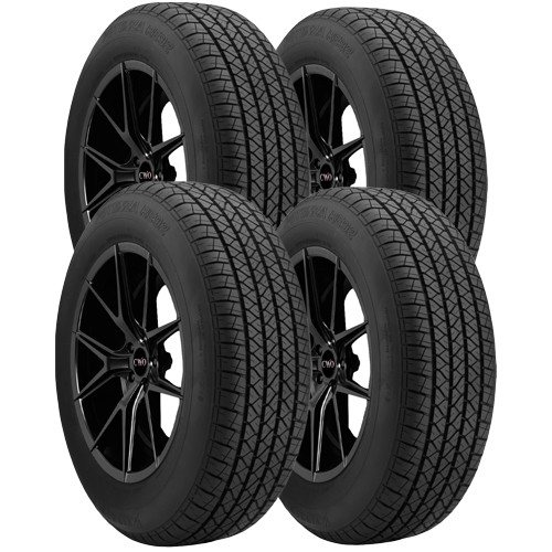 (QTY 4) P165/65R14 Bridgestone Potenza RE92 78S SL Black Wall Tires