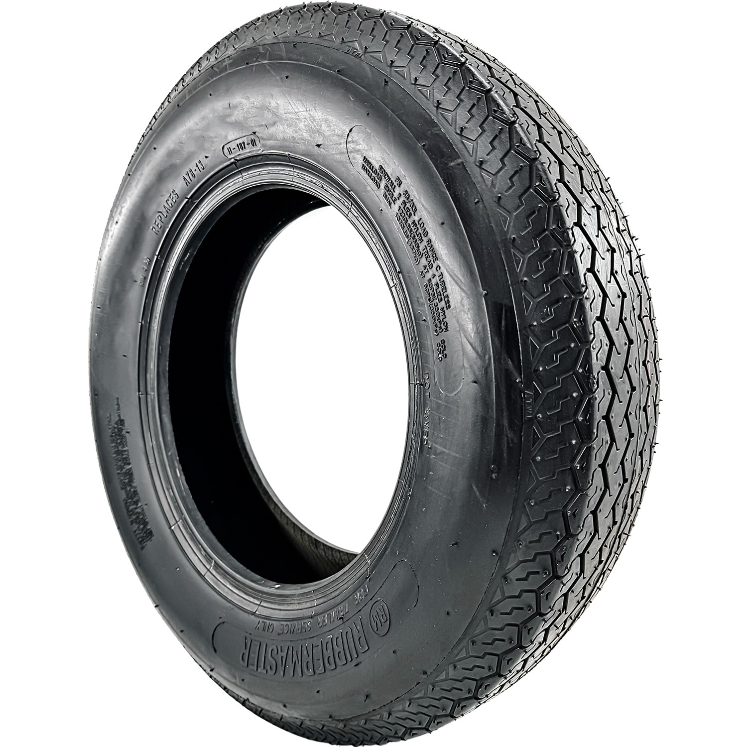 2 Tires RubberMaster H187 ST 205/75D14 205-75-14 205/75/14 Load C 6 Ply Trailer