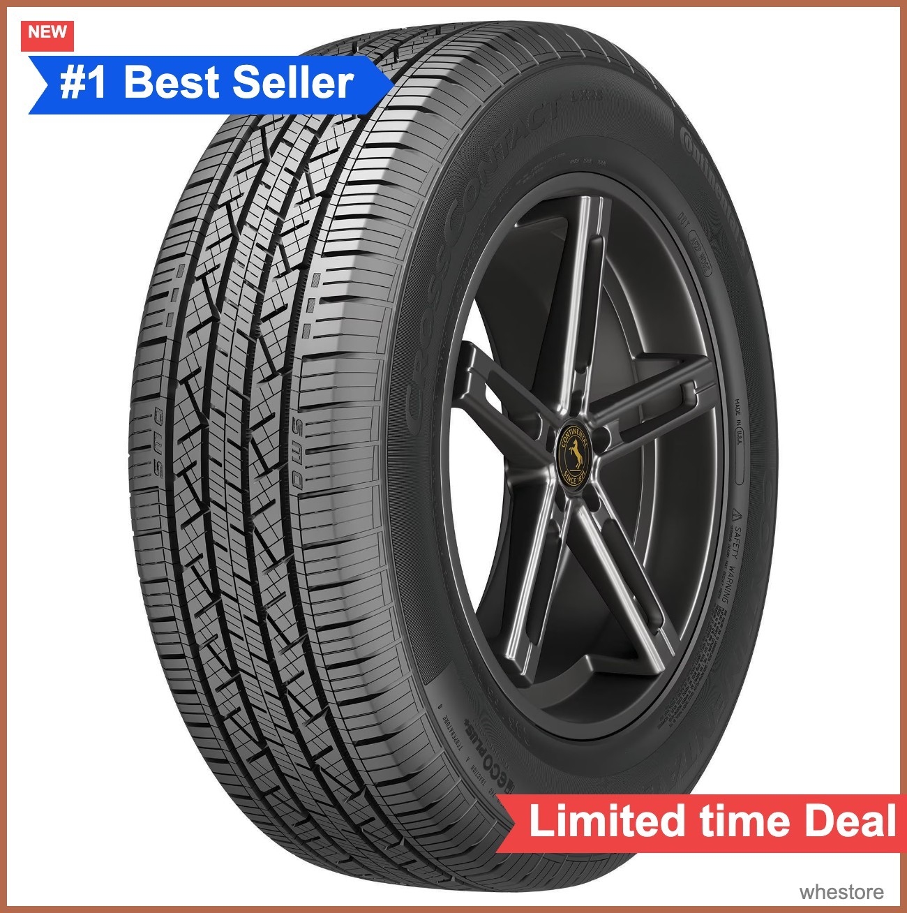 All Season Tire 235/65R18 106T SUV Crossover Touring 70000 Mile Tread Warranty