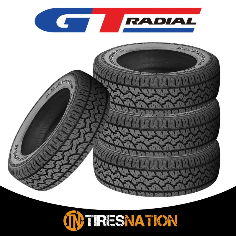 (1) New GT Radial Adventuro AT3 LT285/70R17/10 121/118S OWL Tires
