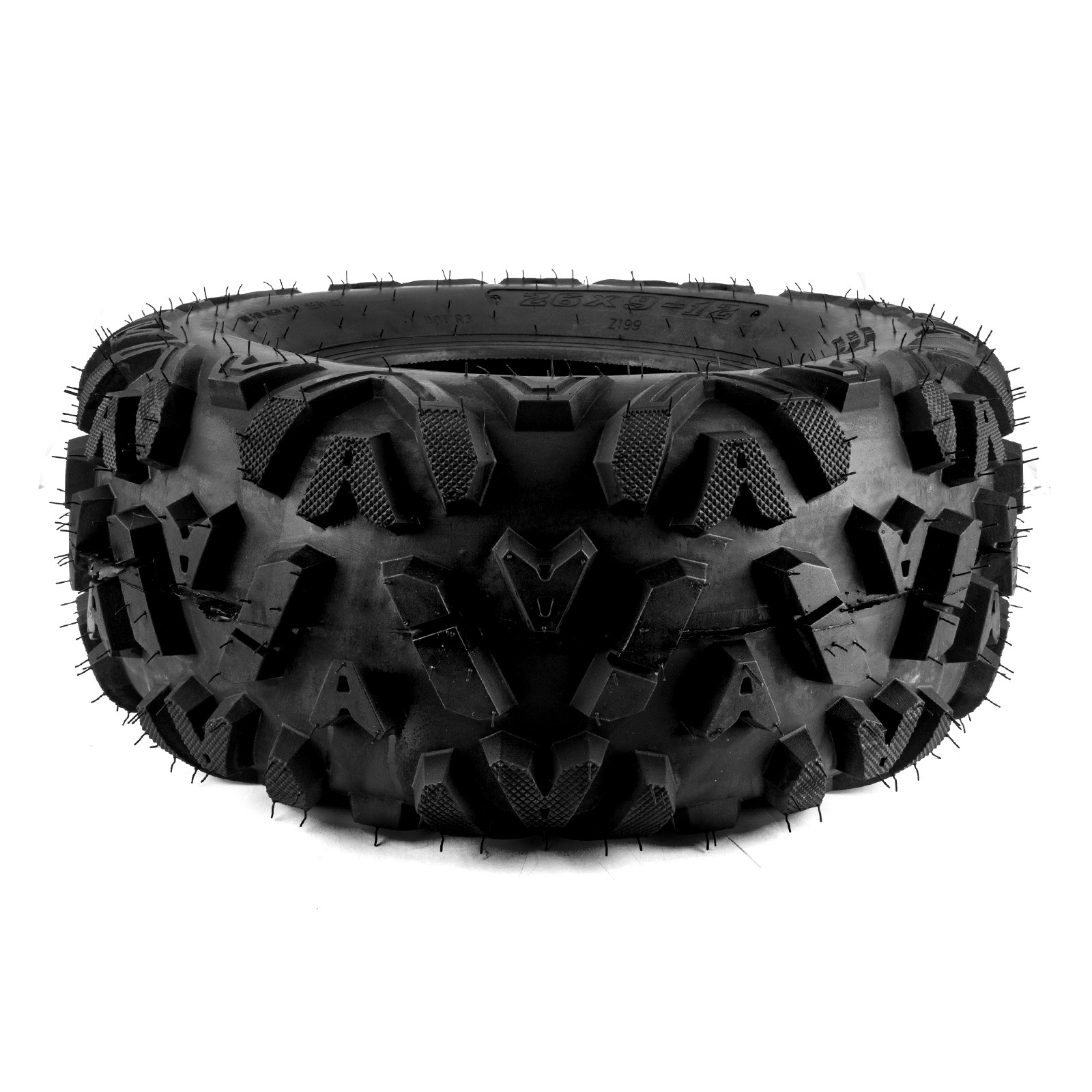 26×9-12 26x9x12 26-9-12 6PR ATV UTV SxS All Terrain Tire Z-199 TL Rubber Pair