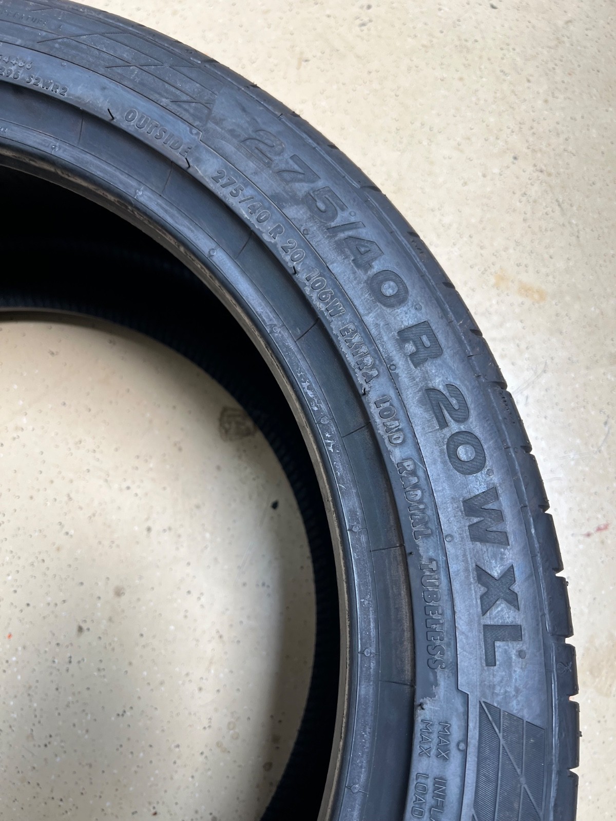 2 – NEW 275/40R20 XL (106W) Continental ContiSportContact 5 SUV SSR (*) – 7145