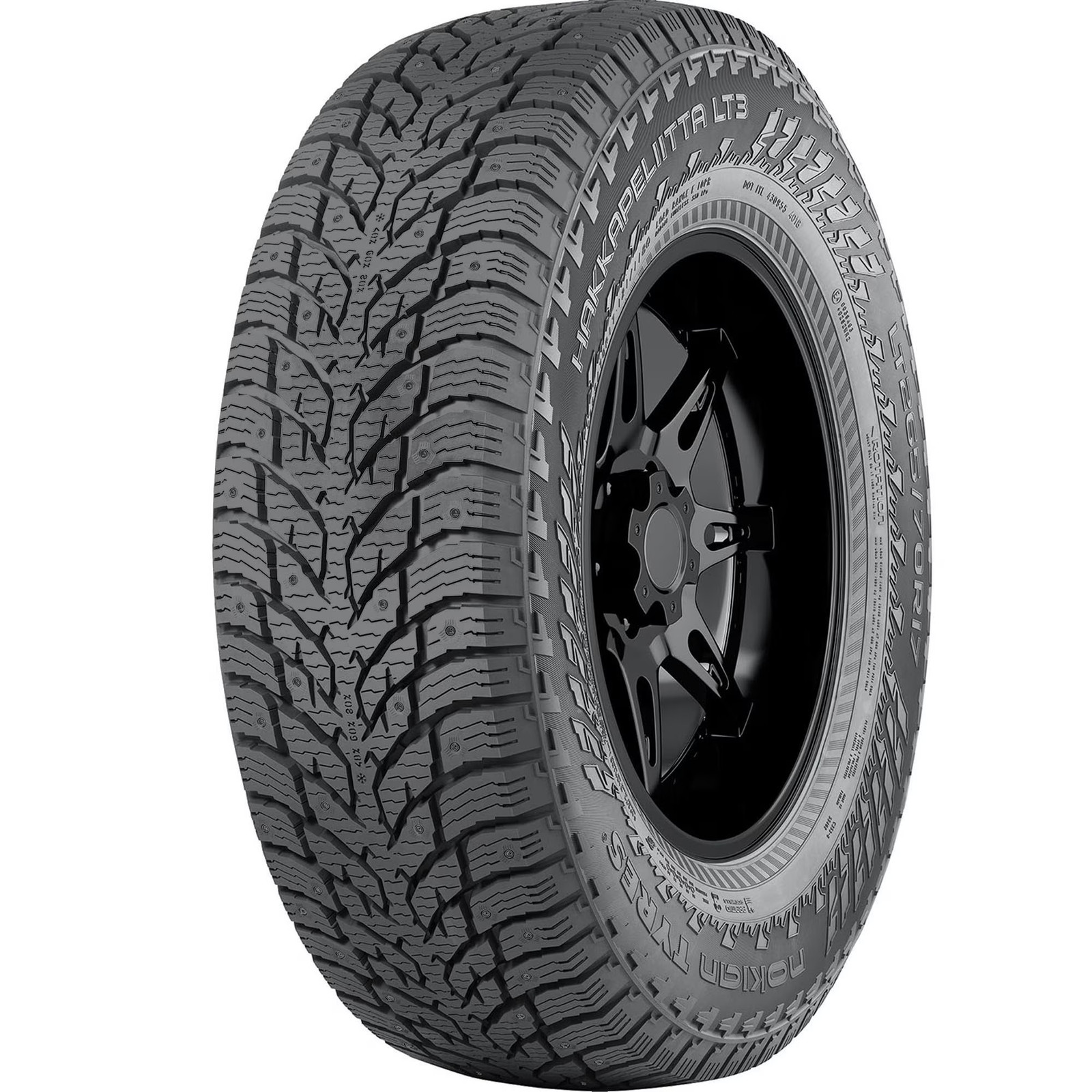 1 Nokian Hakkapeliitta LT3 LT265/70R18/10 8-Ply 124Q Tire 2657018 265 70 18