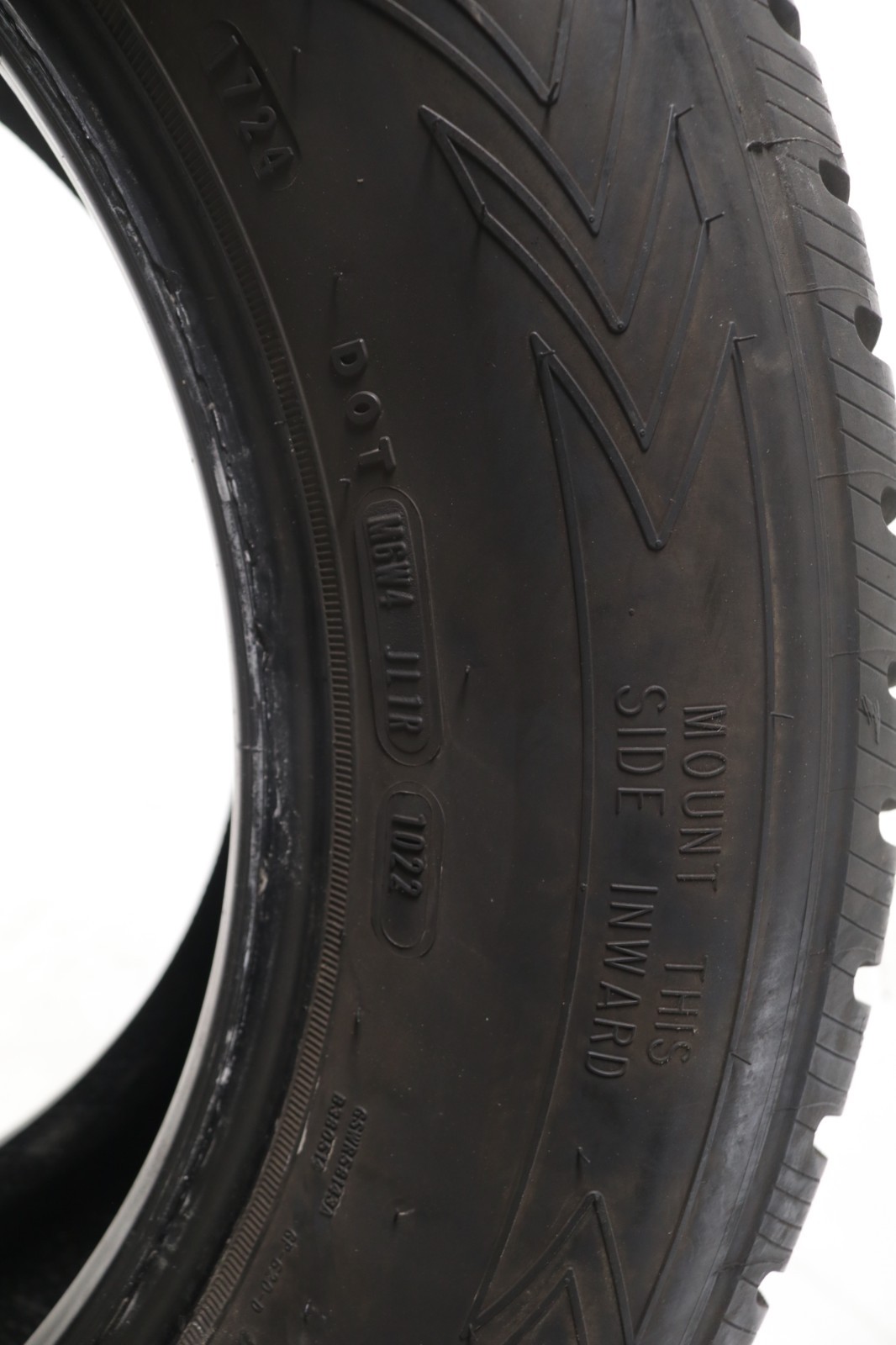 Set of 2 Used 255/60R18 Goodyear Eagle Enforcer All Weather – 108V – 9-10/32