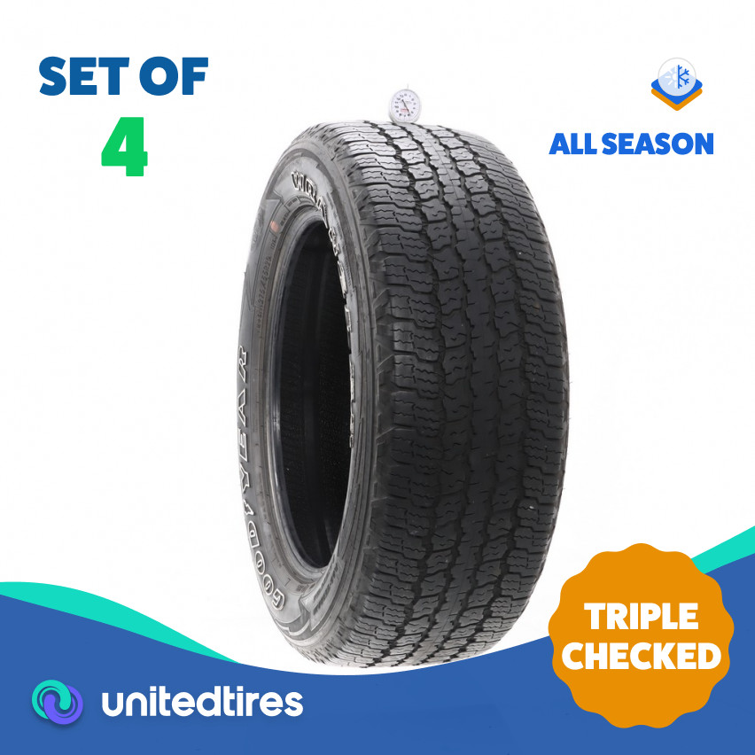 Set of (4) Used 275/55R20 Goodyear Wrangler All-Terrain Adventure Kevlar (1ABTR)