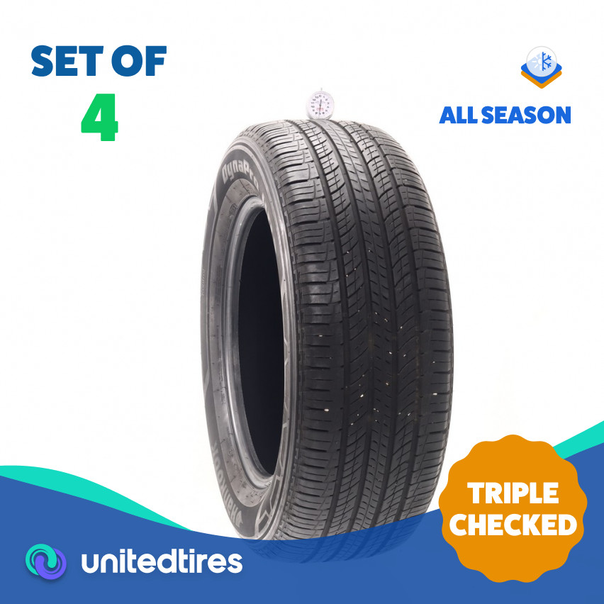 Set of (4) Used 255/60R18 Hankook Dynapro HP2 108H – 7/32