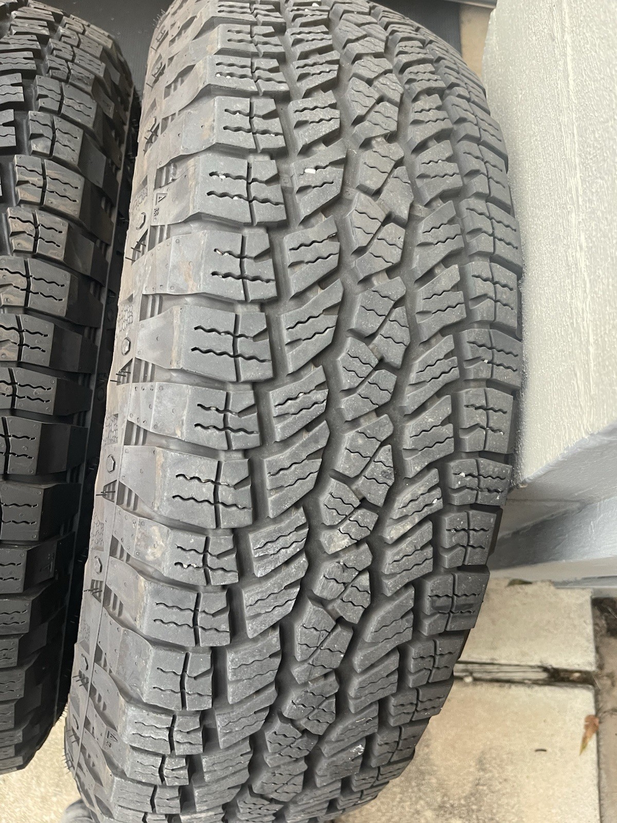Tires Only 7909 Miles On Them 1 of Them Have 0 Miles On It. New