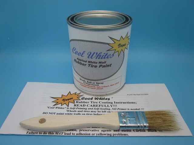 Vogue Style Gold/Yellow Rubber Tire Paint Kit, make any White Wall look as Vogue