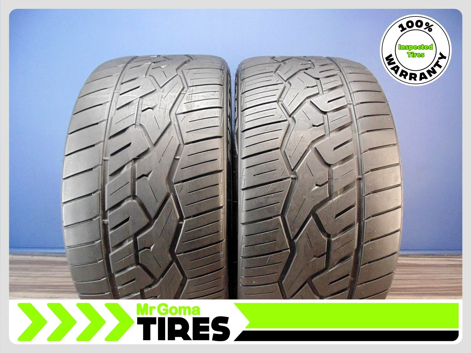 SET OF 2 NITTO NT 420 V XL 325/35R22 USED TIRES 7/32 TREAD 114W 3253522