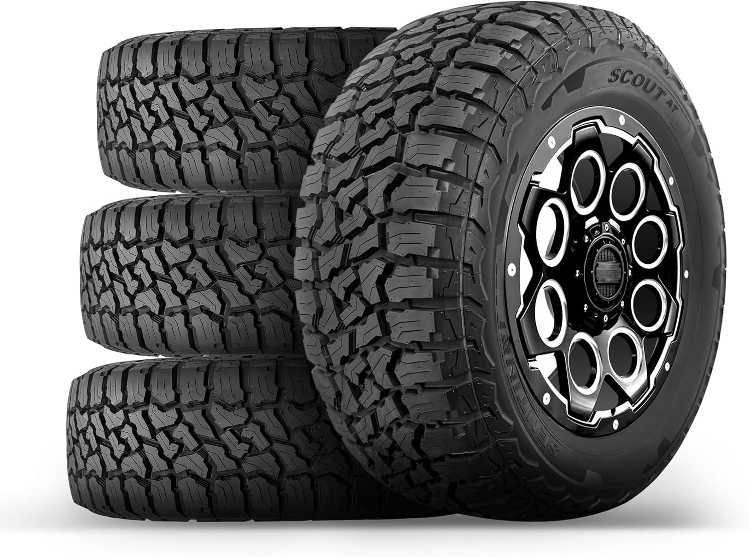 4 Tires Sentinel SCOUT AT LT225/75R16 115/112S 10PR All Terrain Light Truck/SUV