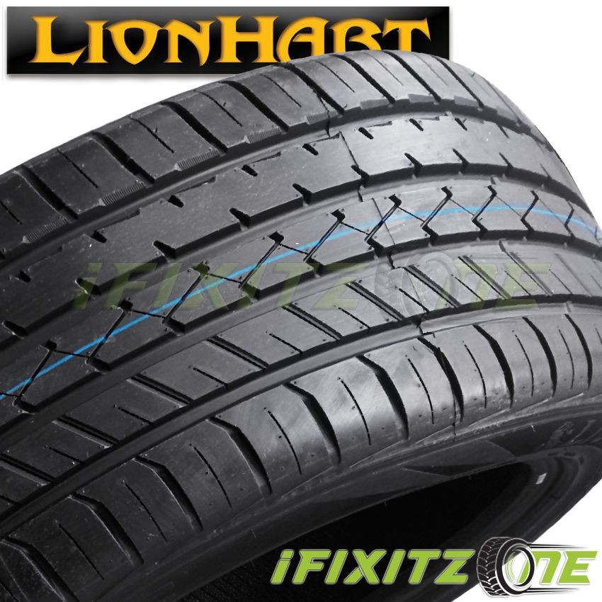 4 Lionhart LH-FIVE 265/40R22 106W Tires 40K Mileage, 320AA UTQG, Performance A/S