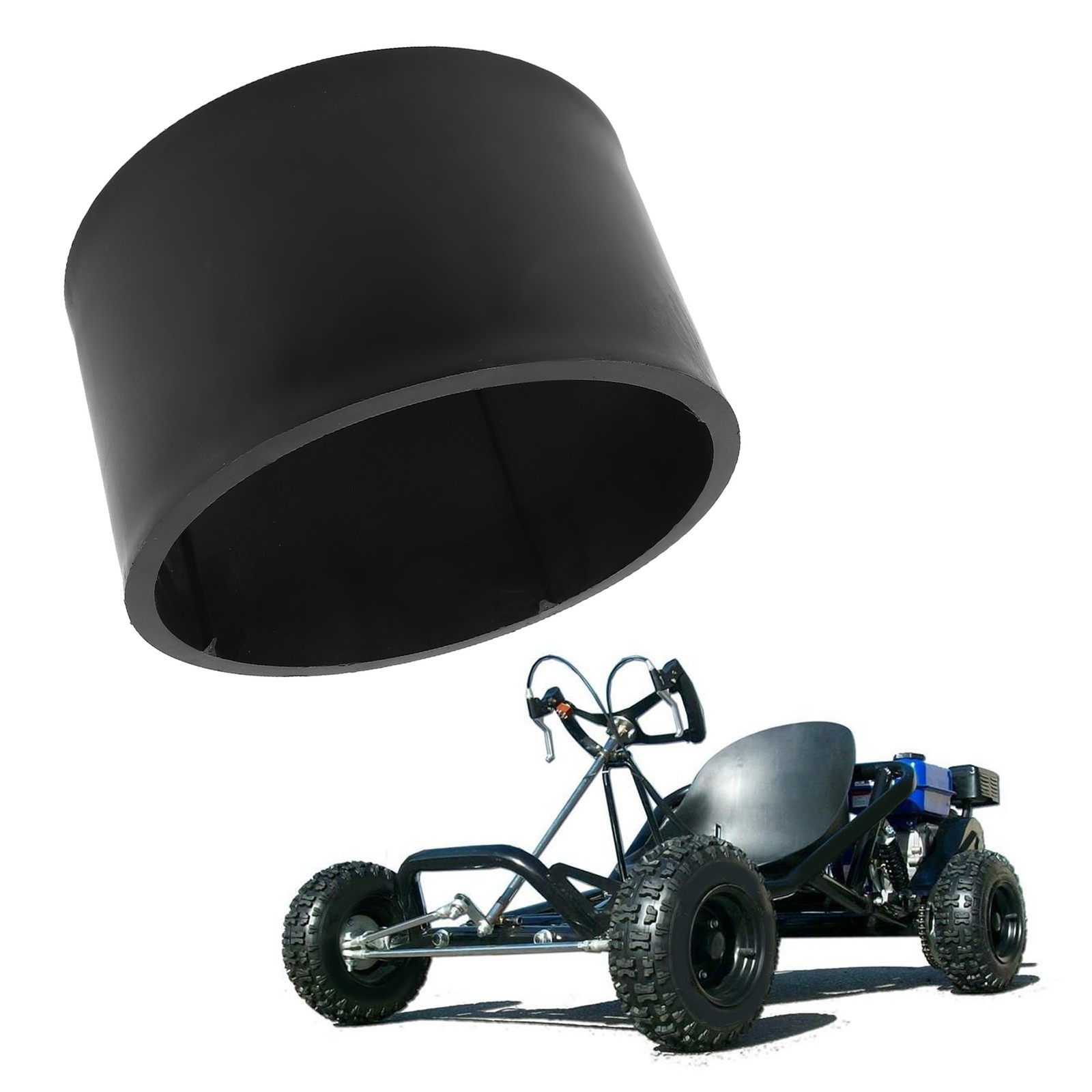 New 10in X 4.50-5 PVC Plastic Tire Sleeve 12mm Thick Secure Fit Front Go Kart
