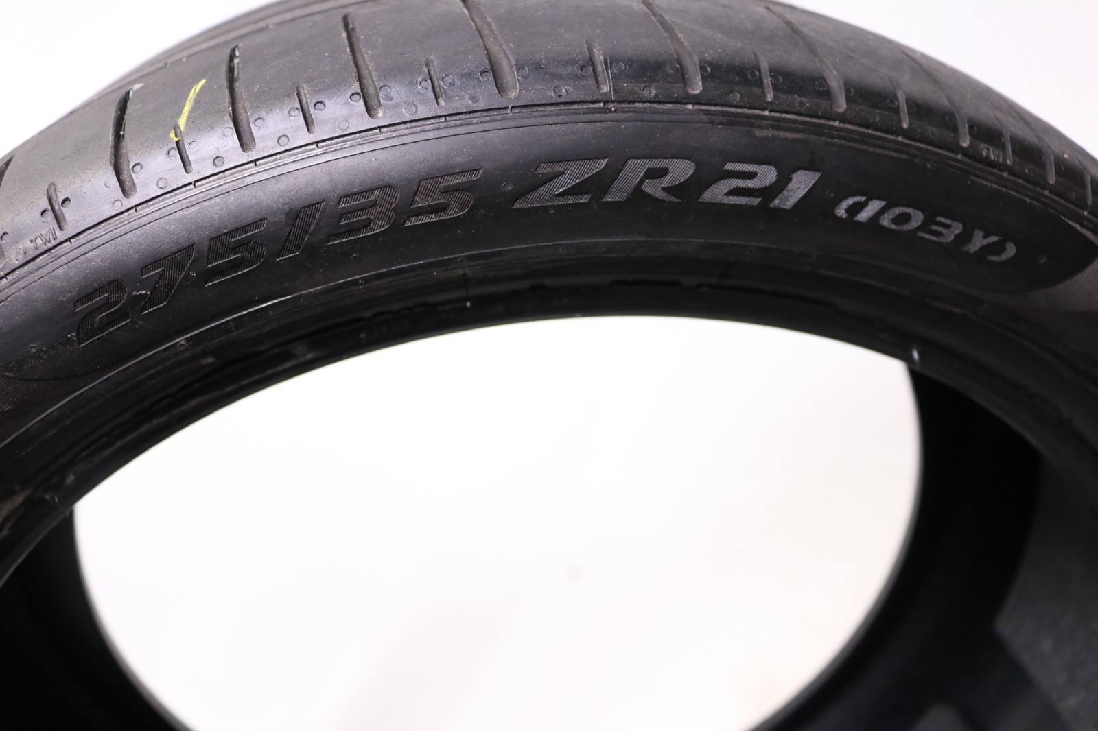Set of 2 Used 275/35ZR21 Pirelli P Zero PZ4 N1 PNCS – 103Y 4.5-5.5/32 No Repairs