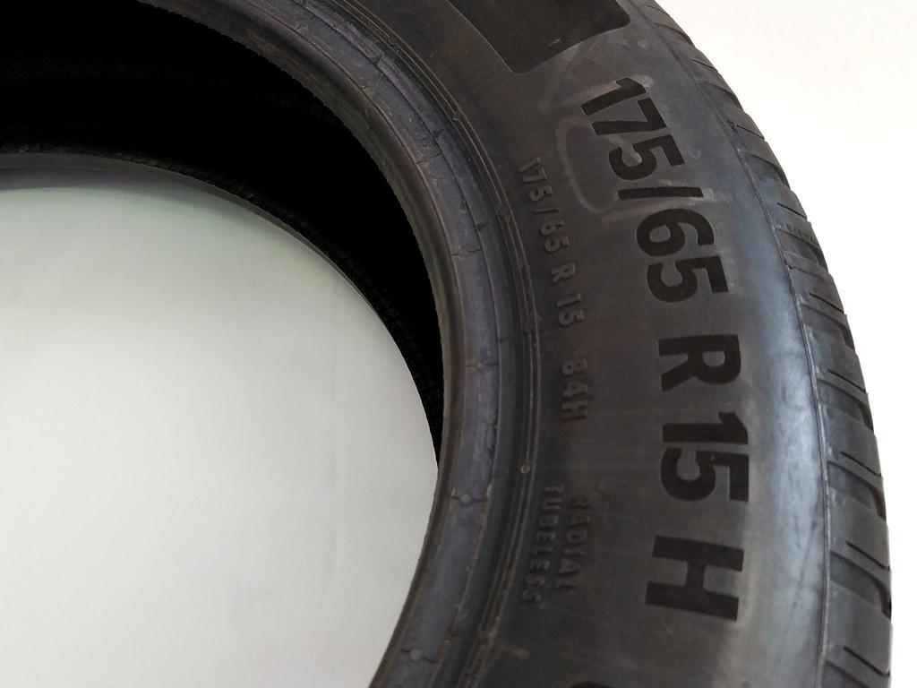 175/65 R15 84H CONTINENTAL ECOCONTACT 6 6.12MM 6.18MM 5.49MM 6.39MM A2619 TYRE