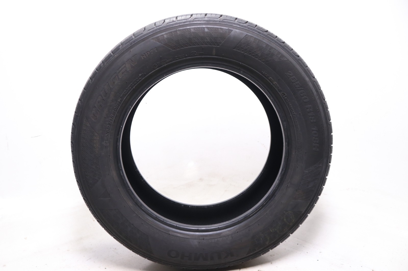 Set of 4 Used 255/60R18 Kumho Crugen HP71 – 108H – 7.5-8.5/32