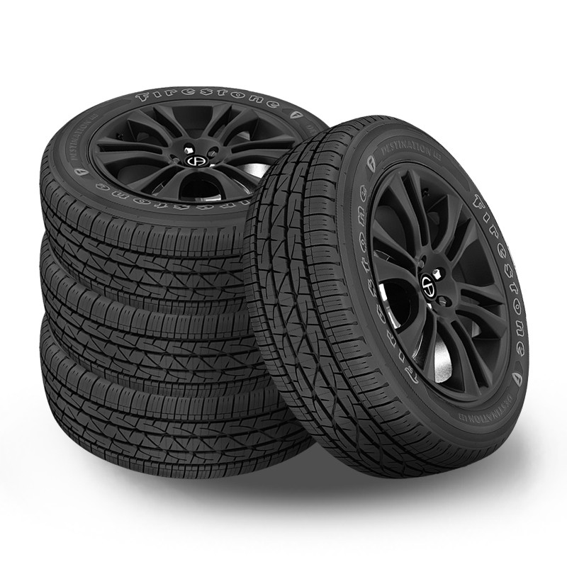 4 Firestone Destination LE3 OWL 225/70R15 100T All Season w/70K Mileage Warranty