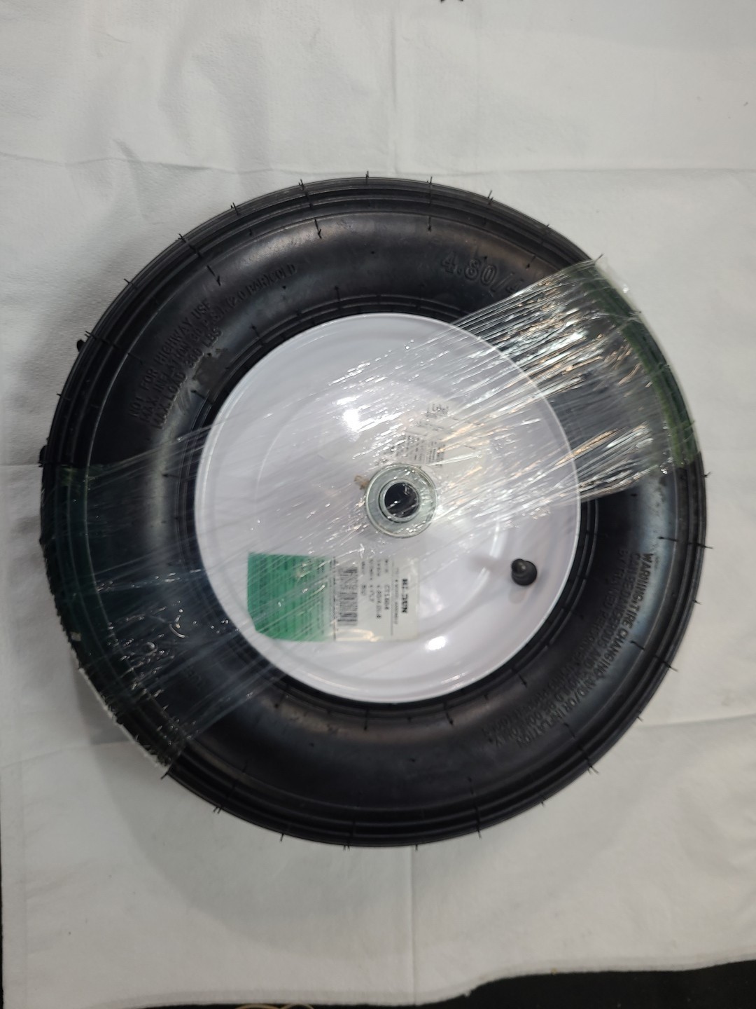 Hi-Run CT1004-RIB-4.80/4.00-8-4 Ply Lawn & Garden Tire & Wheel w/ 5/8 in Bearing