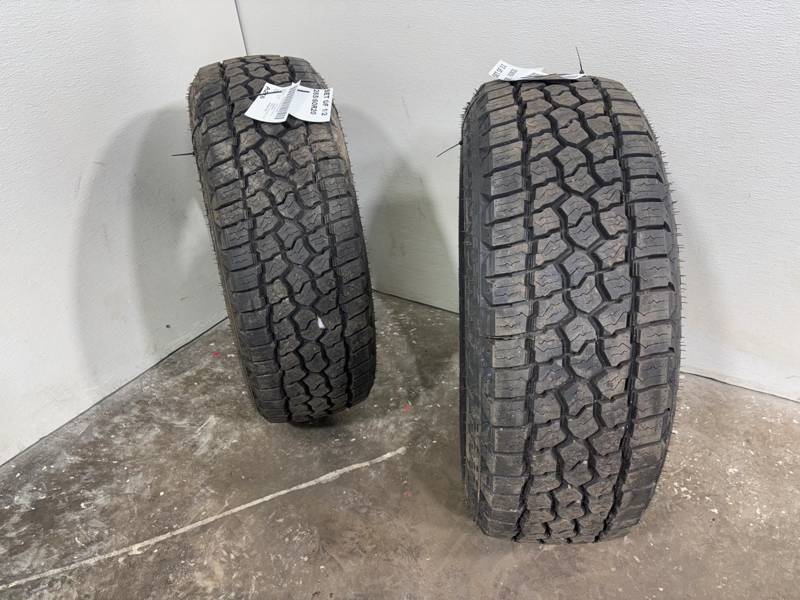Set of （2） Milestar Patagonia A/T R Used Tire 265/60 R20 121/118R M+S 11/32
