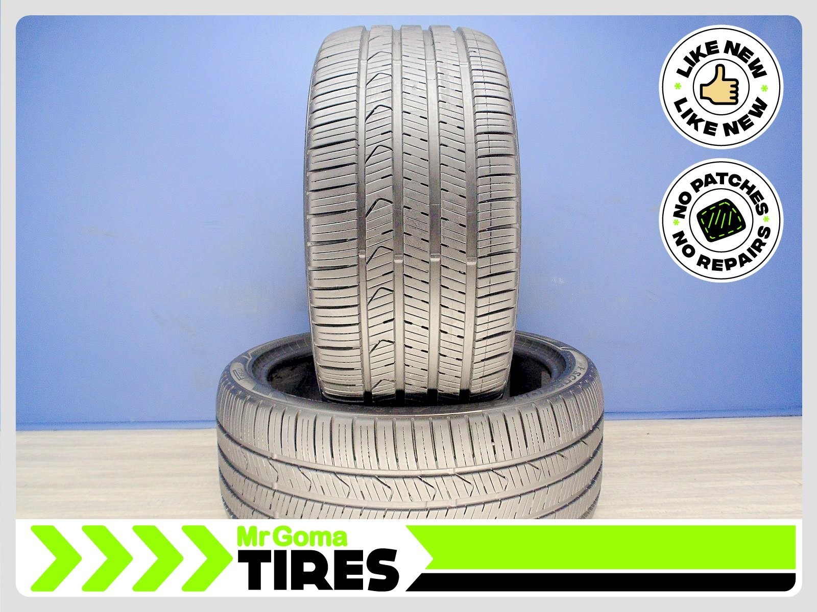2 PIRELLI SCORPION ZERO AS PLUS 3 ELECT 285/35R22 USED TIRES 9.1/32TREAD 2853522