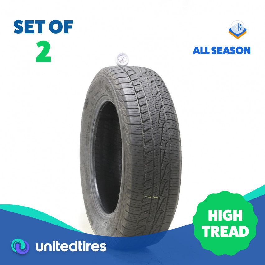 Set of (2) Used 215/65R17 Goodyear Assurance WeatherReady 99H – 8.5/32