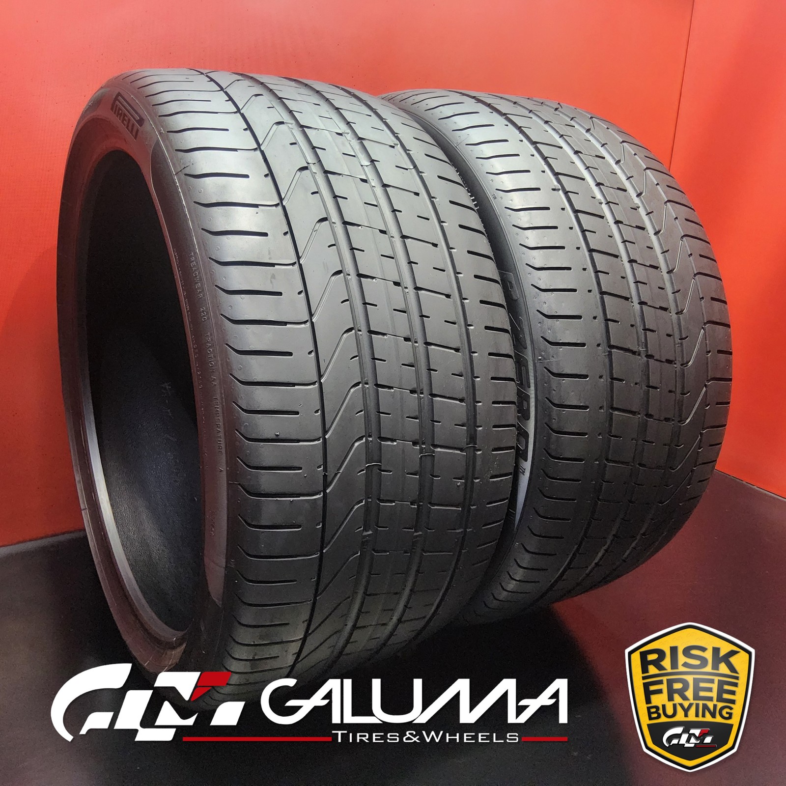 Set of 2 Tires LikeNEW Pirelli P Zero XL 315/30ZR22 315/30/22 107Y N0 #96059